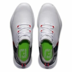 FootJoy Men's FJ Fuel Golf Shoes -Golf Sales Store footjoy fj fuel golf shoes white navy lime 03 57592.1664304221
