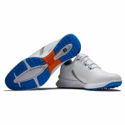 FootJoy Men's FJ Fuel Golf Shoes -Golf Sales Store footjoy fj fuel golf shoes white orange 06 40875.1664305002