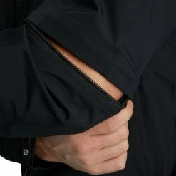 FootJoy FJ HydroLite Rain Jacket Zip-Off Sleeves -Golf Sales Store footjoy fj hydrolite rain jacket zip off sleeves black 04 10133.1632931061