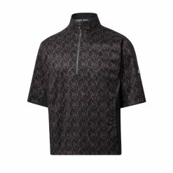 FootJoy FJ Hydrolite Short Sleeve Rain Shirt -Golf Sales Store footjoy fj hydrolite short sleeve rain shirt black marble print 01 16896.1676494361