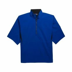 FootJoy FJ Hydrolite Short Sleeve Rain Shirt -Golf Sales Store footjoy fj hydrolite short sleeve rain shirt royal black 01 53141.1676494362