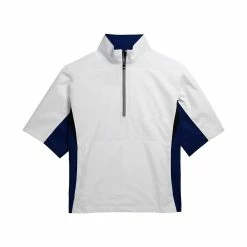 FootJoy FJ Hydrolite Short Sleeve Rain Shirt -Golf Sales Store footjoy fj hydrolite short sleeve rain shirt white royal black houndstooth 01 30510.1676494363