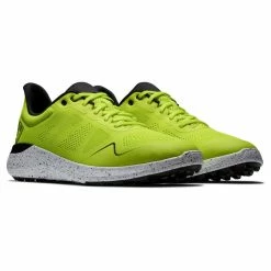 FootJoy Men's Limited Edition Citrus Glow Flex Golf Shoes 56145 -Golf Sales Store footjoy flex citrus glow golf shoes lime 05 09433.1676597330
