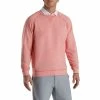 FootJoy French Terry Crewneck -Golf Sales Store footjoy french terry crewneck coral heather 01 75223.1673899835