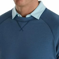 FootJoy French Terry Crewneck -Golf Sales Store footjoy french terry crewneck ink heather 03 26253.1673906382