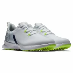 FootJoy Men's Fuel Sport Golf Shoes -Golf Sales Store footjoy fuel sport golf shoes white navy 05 76634.1678198871