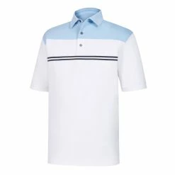 FootJoy Heather Color Block Lisle Self Collar Polo 11 FootJoy Heather Color Block Lisle Self Collar Polo -Golf Sales Store footjoy heather color block lisle self collar polo white heather sky navy 01 30490.1632428302