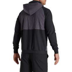 FootJoy Hybrid Hoodie -Golf Sales Store footjoy hybrid hoodie black charcoal 03 86367.1632774196