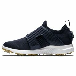 FootJoy Men's Hyperflex BOA Golf Shoes - Previous Season Style -Golf Sales Store footjoy hyperflex boa golf shoes navy white gold 02 86374.1668705030