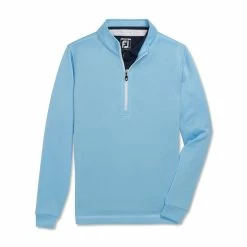 FootJoy Junior 1/2 Zip Midlayer With Contrast Stitch