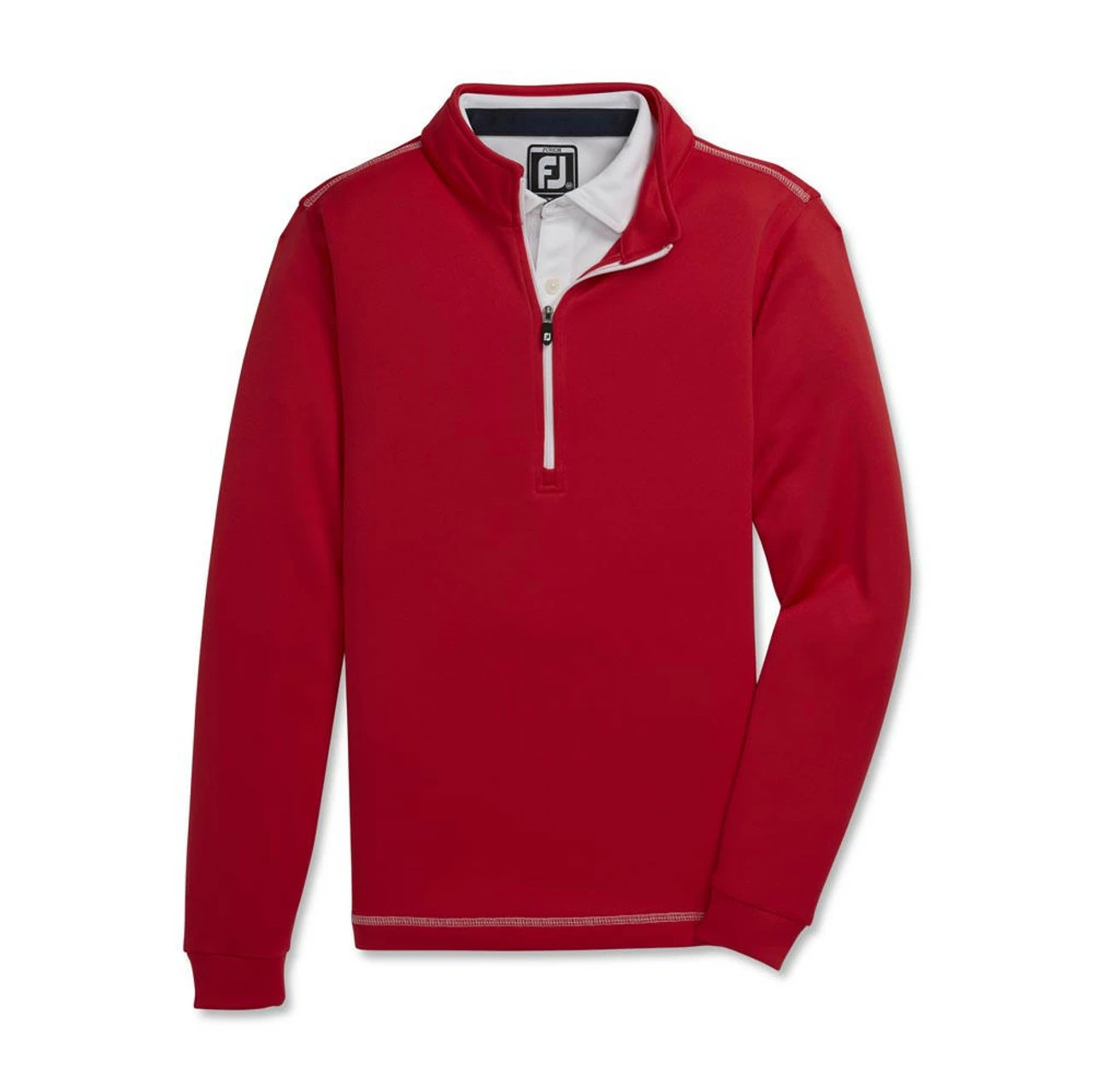 FootJoy Junior 1/2 Zip Midlayer With Contrast Stitch 7 FootJoy Junior 1/2 Zip Midlayer With Contrast Stitch - Image 5
