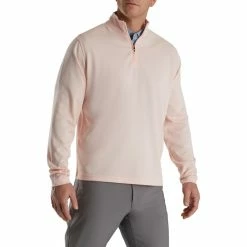 FootJoy Lightweight Jaquard 1/4 Zip -Golf Sales Store footjoy lightweight jacquard 1 4 zip quartz pink 01 51216.1673900437