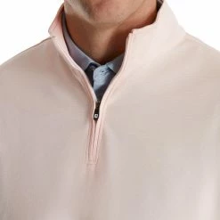 FootJoy Lightweight Jaquard 1/4 Zip -Golf Sales Store footjoy lightweight jacquard 1 4 zip quartz pink 03 22762.1673901095