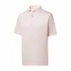 FootJoy Lisle Bead Chain Print Self Collar Polo -Golf Sales Store footjoy lisle bead chain print self collar polo quartz pink white 01 98009.1649086791