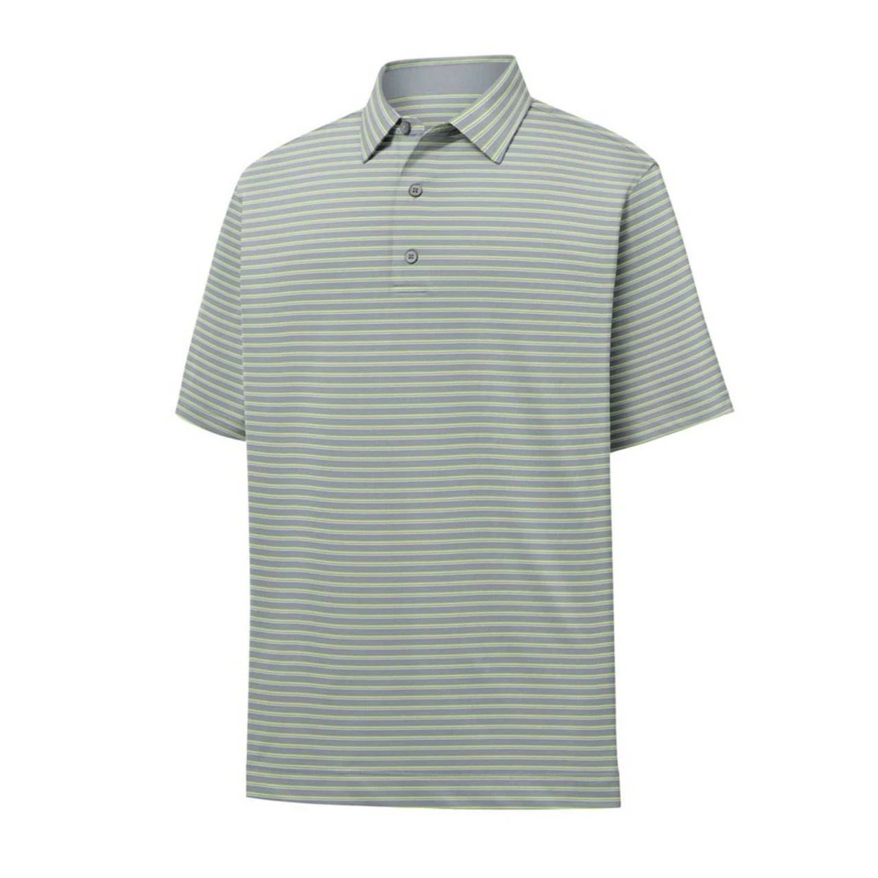 FootJoy Lisle Classic Stripe Self Collar Polo 4 FootJoy Lisle Classic Stripe Self Collar Polo - Image 2