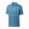 FootJoy Lisle Leaping Dolphins Print Self Collar Polo -Golf Sales Store footjoy lisle leaping dolphins print self collar polo ink dusk blue 01 28912.1648733386