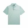 FootJoy Lisle Plaid Print Self Collar Polo 1 FootJoy Lisle Plaid Print Self Collar Polo -Golf Sales Store footjoy lisle plaid print self collar polo mint 01 76571.1632410256