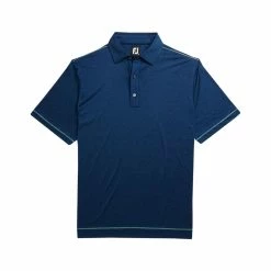 FootJoy Lisle Space Dye Microstripe Self Collar Polo 8 FootJoy Lisle Space Dye Microstripe Self Collar Polo -Golf Sales Store footjoy lisle space dye microstripe self collar polo deep blue 01 68331.1632349281
