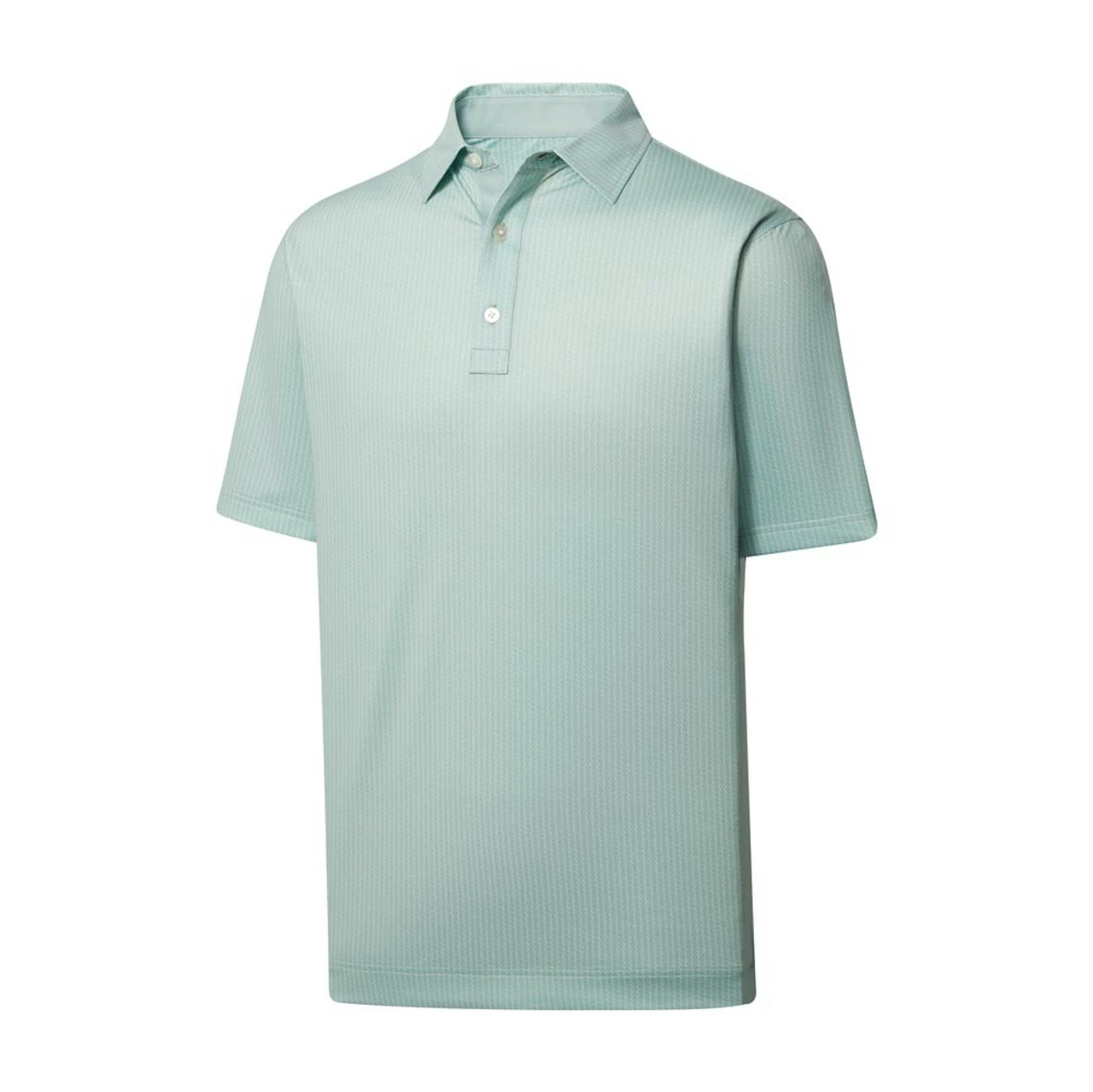 FootJoy Lisle ZigZag Print Self Collar Polo 4 FootJoy Lisle ZigZag Print Self Collar Polo - Image 2