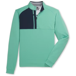FootJoy Pique Sport Mid-Layer -Golf Sales Store footjoy pique sport mid layer spearmint 01 69697.1631643283