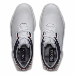 FootJoy Men's Pro SL Golf Shoes 34 FootJoy Men's Pro SL Golf Shoes -Golf Sales Store footjoy pro sl golf shoes white navy red 03 68221.1642001849