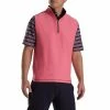 FootJoy Quarter-Zip Brushed Back Vest -Golf Sales Store footjoy quarter zip brushed back vest watermelon 01 72624.1673901064