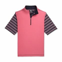 FootJoy Quarter-Zip Brushed Back Vest -Golf Sales Store footjoy quarter zip brushed back vest watermelon 04 89396.1673904440