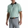 FootJoy Solid Stretch Pique With Stripe Placket Knit Collar Polo 1 FootJoy Solid Stretch Pique With Stripe Placket Knit Collar Polo -Golf Sales Store footjoy solid stretch pique with stripe placket knit collar polo sage 01 23495.1673903313