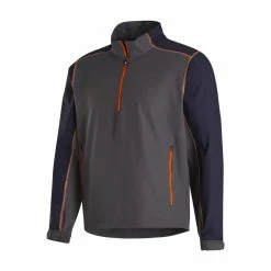 FootJoy Sport Windshirt 23 FootJoy Sport Windshirt -Golf Sales Store footjoy sport windshirt charcoal navy orange 01 08186.1646236671