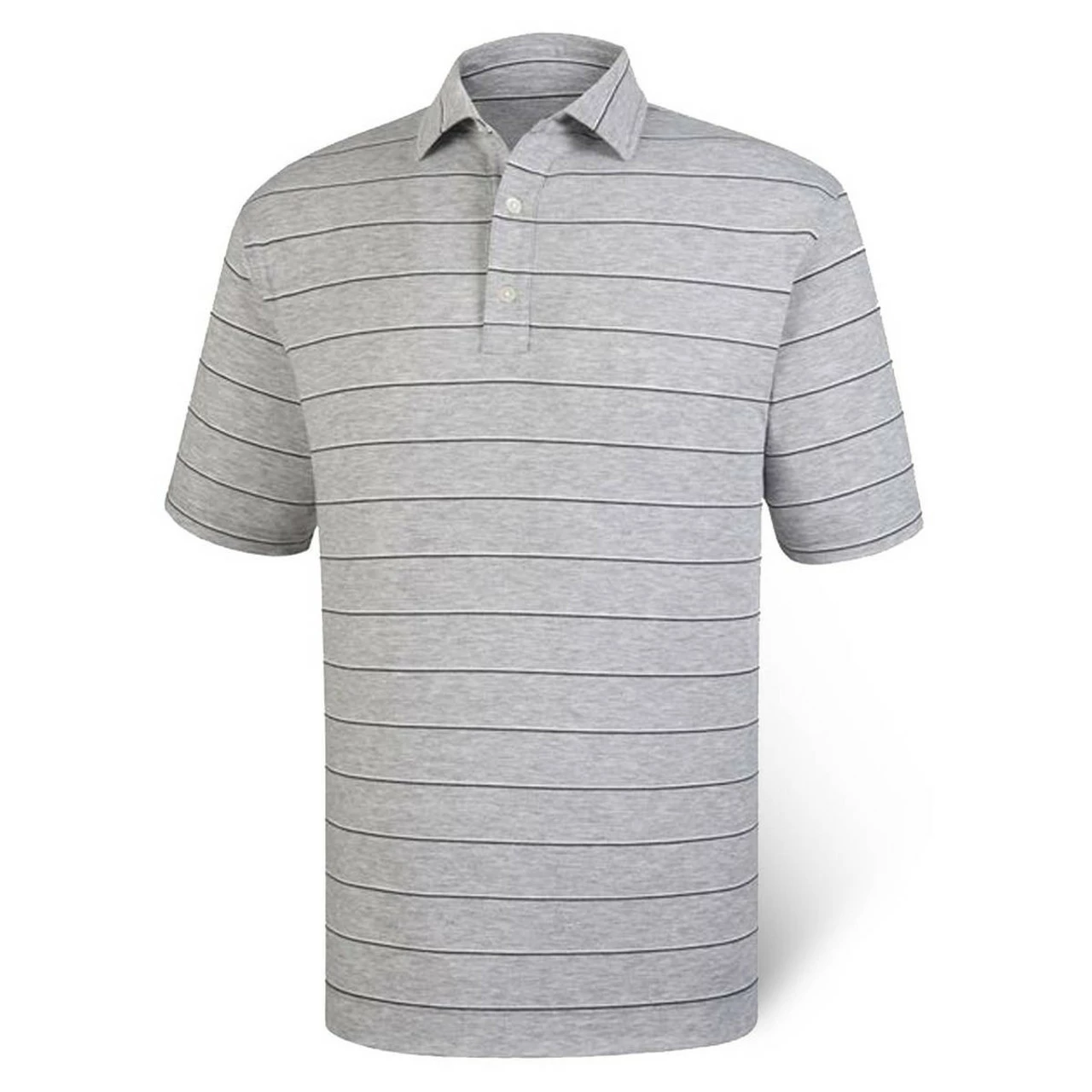 FootJoy Spun Poly Stripe Polo - Self Collar - Closeout 3 FootJoy Spun Poly Stripe Polo - Self Collar - Closeout
