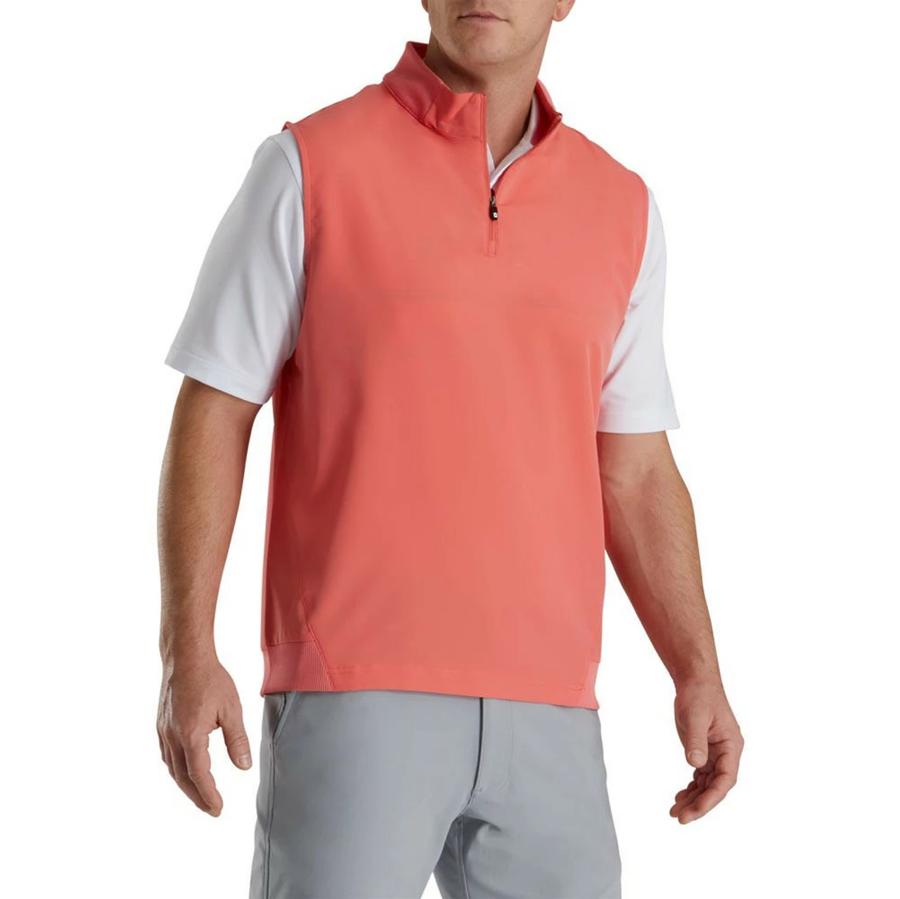 FootJoy Stretch Woven Vest With Knit Accents 15 FootJoy Stretch Woven Vest With Knit Accents - Image 13