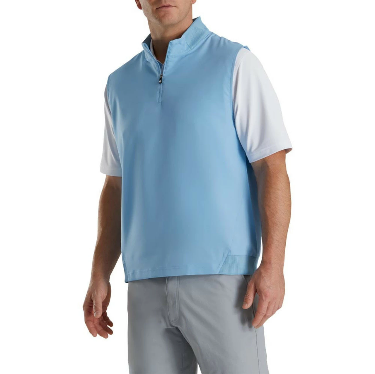 FootJoy Stretch Woven Vest With Knit Accents 3 FootJoy Stretch Woven Vest With Knit Accents