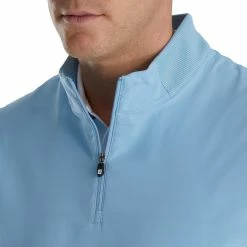 FootJoy Stretch Woven Vest With Knit Accents 20 FootJoy Stretch Woven Vest With Knit Accents -Golf Sales Store footjoy stetch woven vest with knit accents dusk blue 03 37625.1673902006