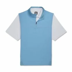 FootJoy Stretch Woven Vest With Knit Accents 21 FootJoy Stretch Woven Vest With Knit Accents -Golf Sales Store footjoy stetch woven vest with knit accents dusk blue 04 20236.1673899702