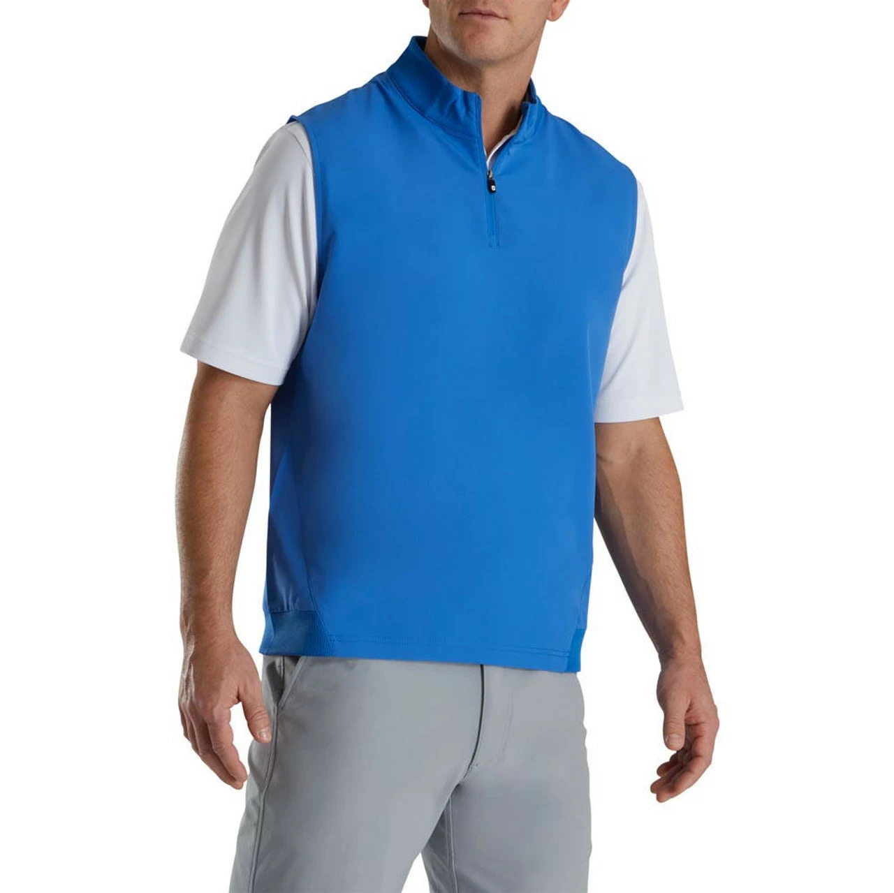 FootJoy Stretch Woven Vest With Knit Accents 7 FootJoy Stretch Woven Vest With Knit Accents - Image 5