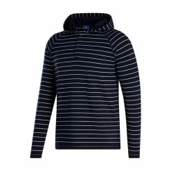 FootJoy Striped Hoodie -Golf Sales Store footjoy striped hoodie navy white 04 57303.1673902016