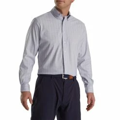 FootJoy Super Soft Woven Plaid Shirt 56 FootJoy Super Soft Woven Plaid Shirt -Golf Sales Store footjoy super soft woven plaid shirt dusty purple white azure 01 56028.1671653776
