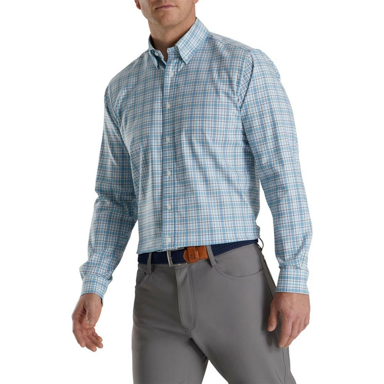 FootJoy Super Soft Woven Plaid Shirt 19 FootJoy Super Soft Woven Plaid Shirt - Image 17
