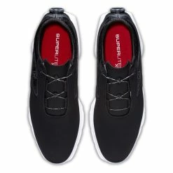 FootJoy Men's Superlites XP BOA Golf Shoes -Golf Sales Store footjoy superlites xp boa golf shoes black white red 03 09493.1632948291