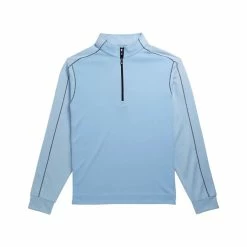 FootJoy Tonal Heather Mid Layer -Golf Sales Store footjoy tonal heather mid layer sky 01 28457.1636977686