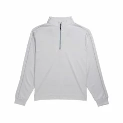FootJoy Tonal Heather Mid Layer -Golf Sales Store footjoy tonal heather mid layer white 01 74335.1636977686