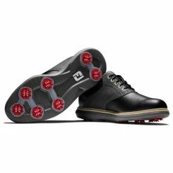 FootJoy Men's Traditions Golf Shoes 67 FootJoy Men's Traditions Golf Shoes -Golf Sales Store footjoy traditions golf shoes black gray 06 92629.1668608799