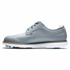 FootJoy Men's Traditions Golf Shoes 99 FootJoy Men's Traditions Golf Shoes -Golf Sales Store footjoy traditions golf shoes gray navy red 02 20409.1668608820