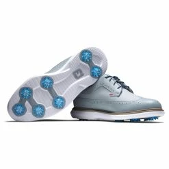 FootJoy Men's Traditions Golf Shoes 103 FootJoy Men's Traditions Golf Shoes -Golf Sales Store footjoy traditions golf shoes gray navy red 06 13581.1668608808