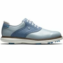 FootJoy Men's Traditions Golf Shoes 74 FootJoy Men's Traditions Golf Shoes -Golf Sales Store footjoy traditions golf shoes gray white blue 01 96244.1669393021