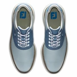 FootJoy Men's Traditions Golf Shoes 76 FootJoy Men's Traditions Golf Shoes -Golf Sales Store footjoy traditions golf shoes gray white blue 03 41128.1636978217