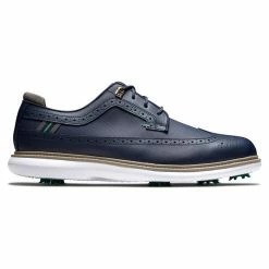 FootJoy Men's Traditions Golf Shoes 86 FootJoy Men's Traditions Golf Shoes -Golf Sales Store footjoy traditions golf shoes navy green 01 33777.1668608806
