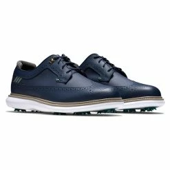 FootJoy Men's Traditions Golf Shoes 90 FootJoy Men's Traditions Golf Shoes -Golf Sales Store footjoy traditions golf shoes navy green 05 70399.1668608818