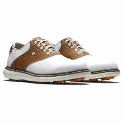 FootJoy Men's Traditions Golf Shoes 84 FootJoy Men's Traditions Golf Shoes -Golf Sales Store footjoy traditions golf shoes white brown gray 05 07860.1668608813