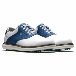 FootJoy Men's Traditions Golf Shoes 60 FootJoy Men's Traditions Golf Shoes -Golf Sales Store footjoy traditions golf shoes white navy gray 05 15128.1668608812